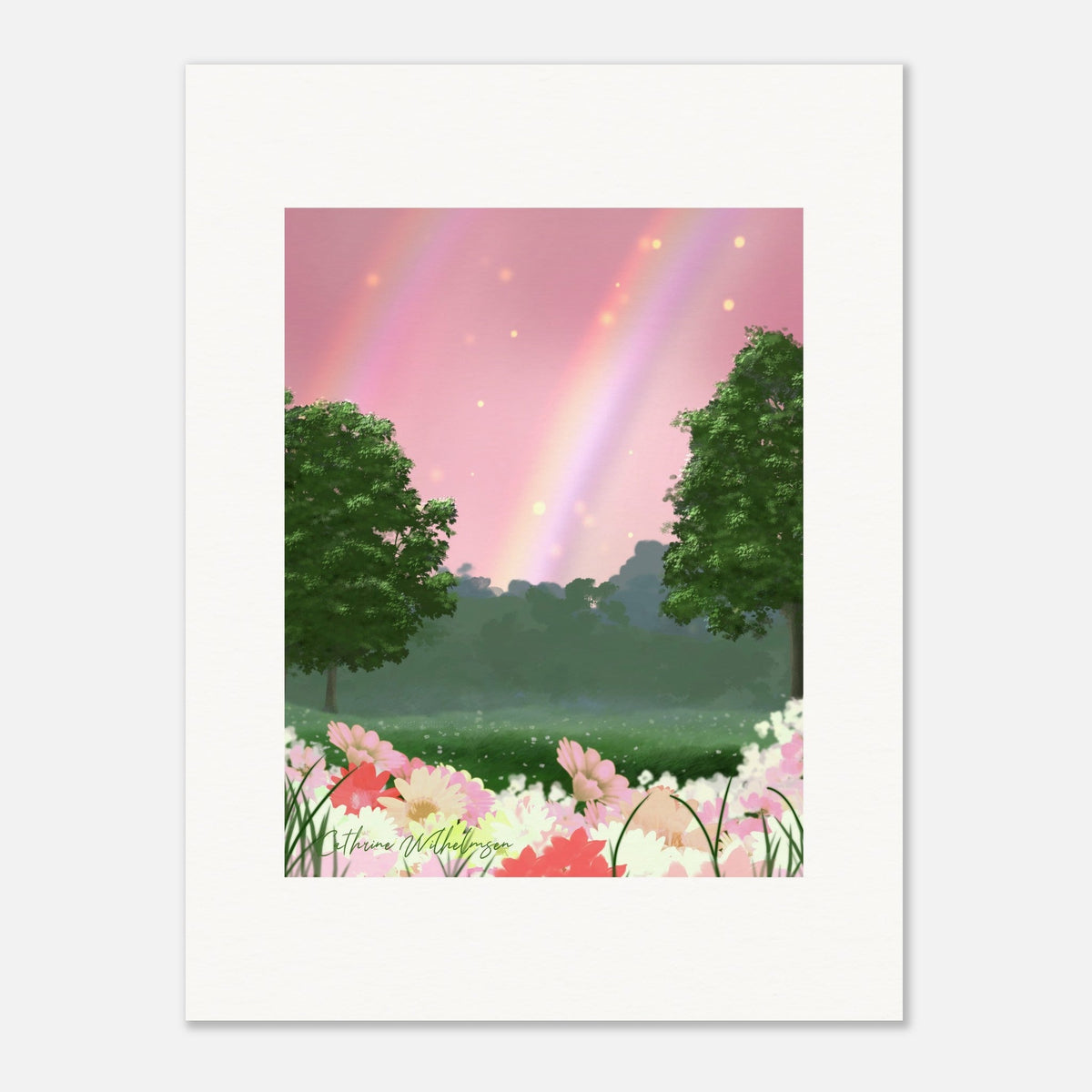 Over regnbuen – Art Print - PlanetC