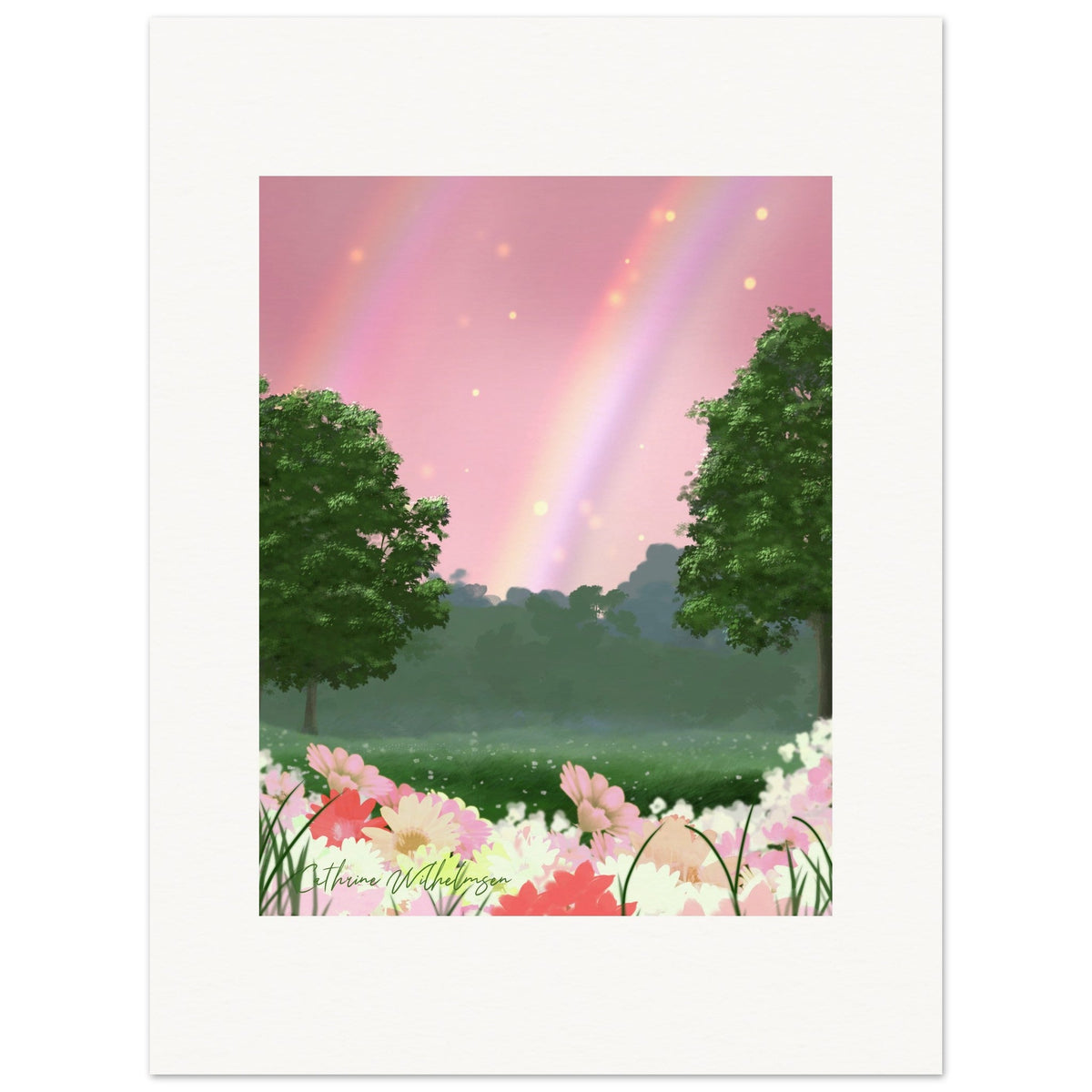Over regnbuen – Art Print - PlanetC