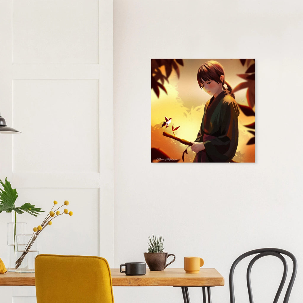 Peaceful Warrior - Aluminum Print - PlanetC