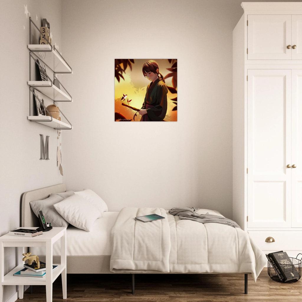 Peaceful Warrior - Aluminum Print - PlanetC