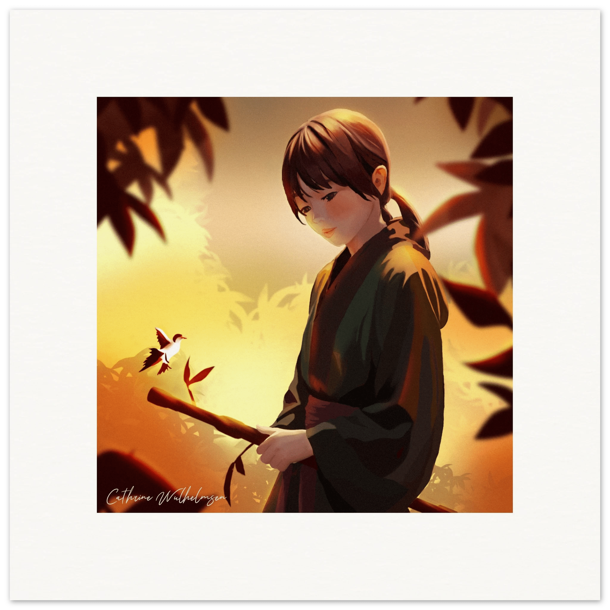 Peaceful Warrior - Art print - PlanetC