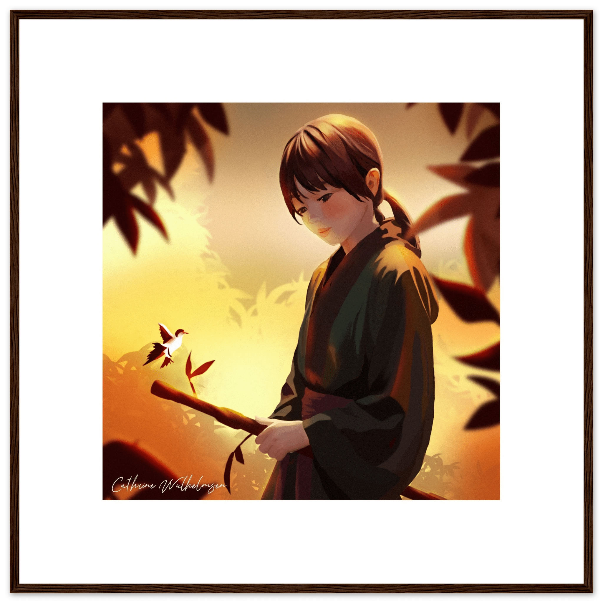 Peaceful Warrior - Framed Art print - PlanetC