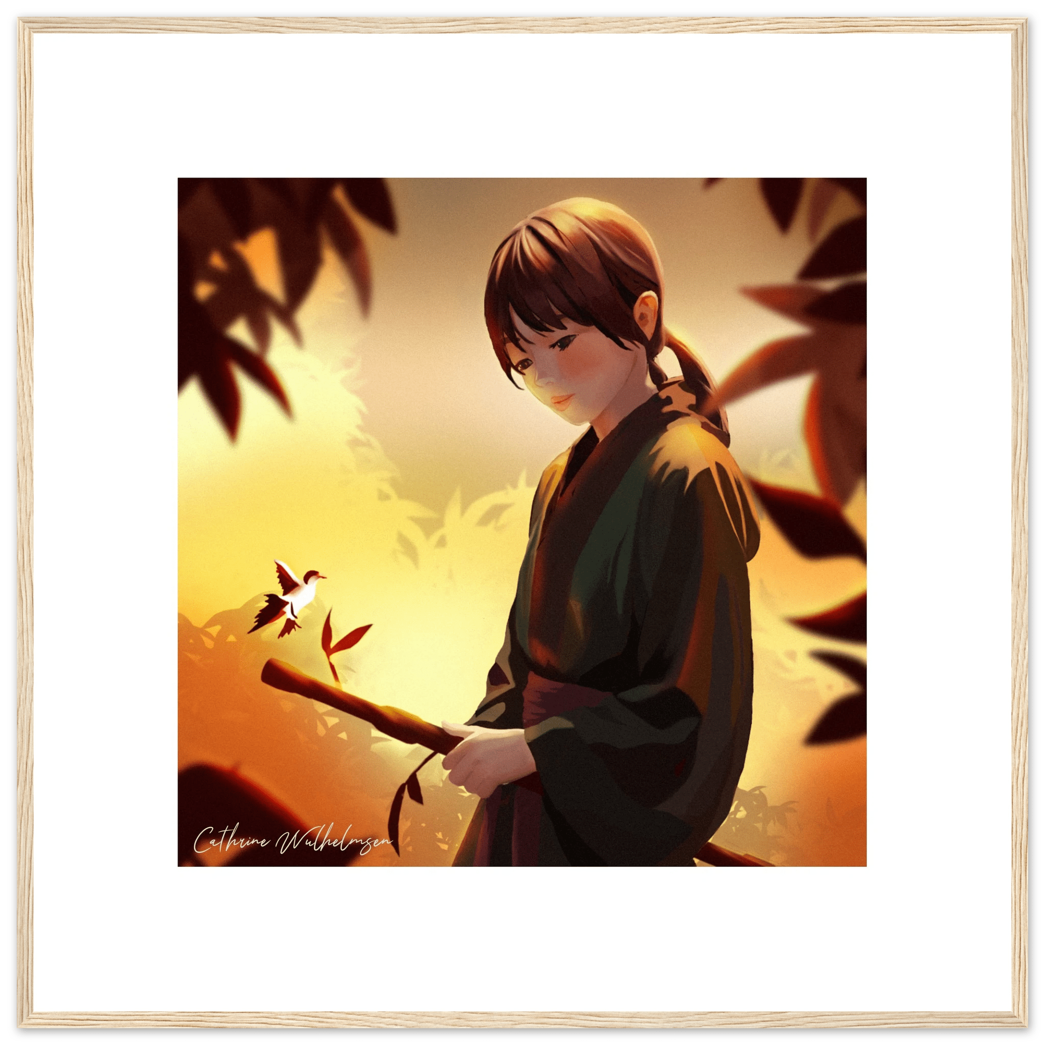 Peaceful Warrior - Framed Art print - PlanetC