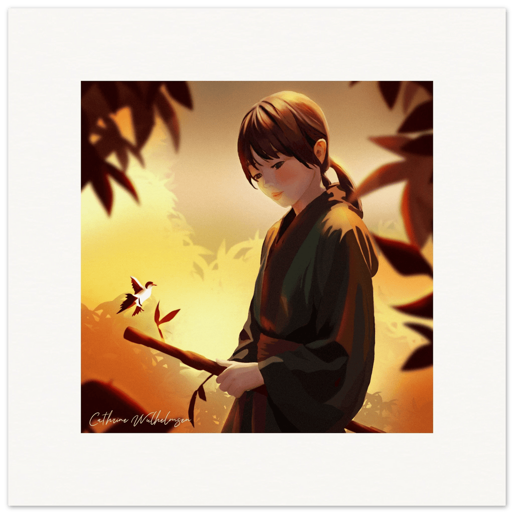 Peaceful warrior – Kunsttrykk - PlanetC
