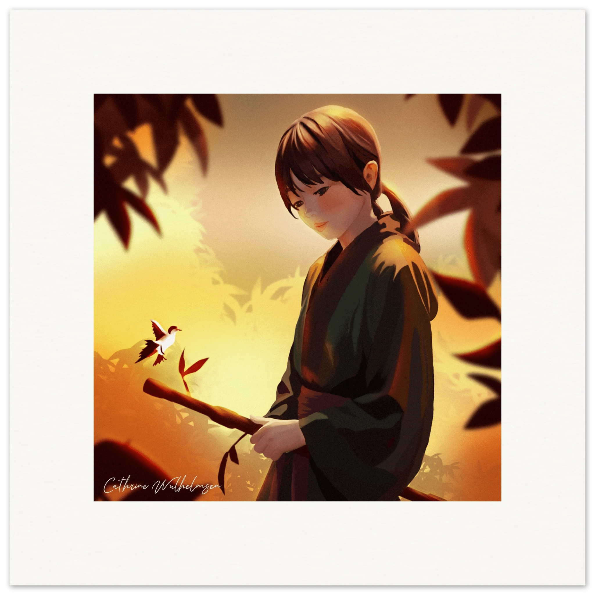 Peaceful warrior – Kunsttrykk - PlanetC