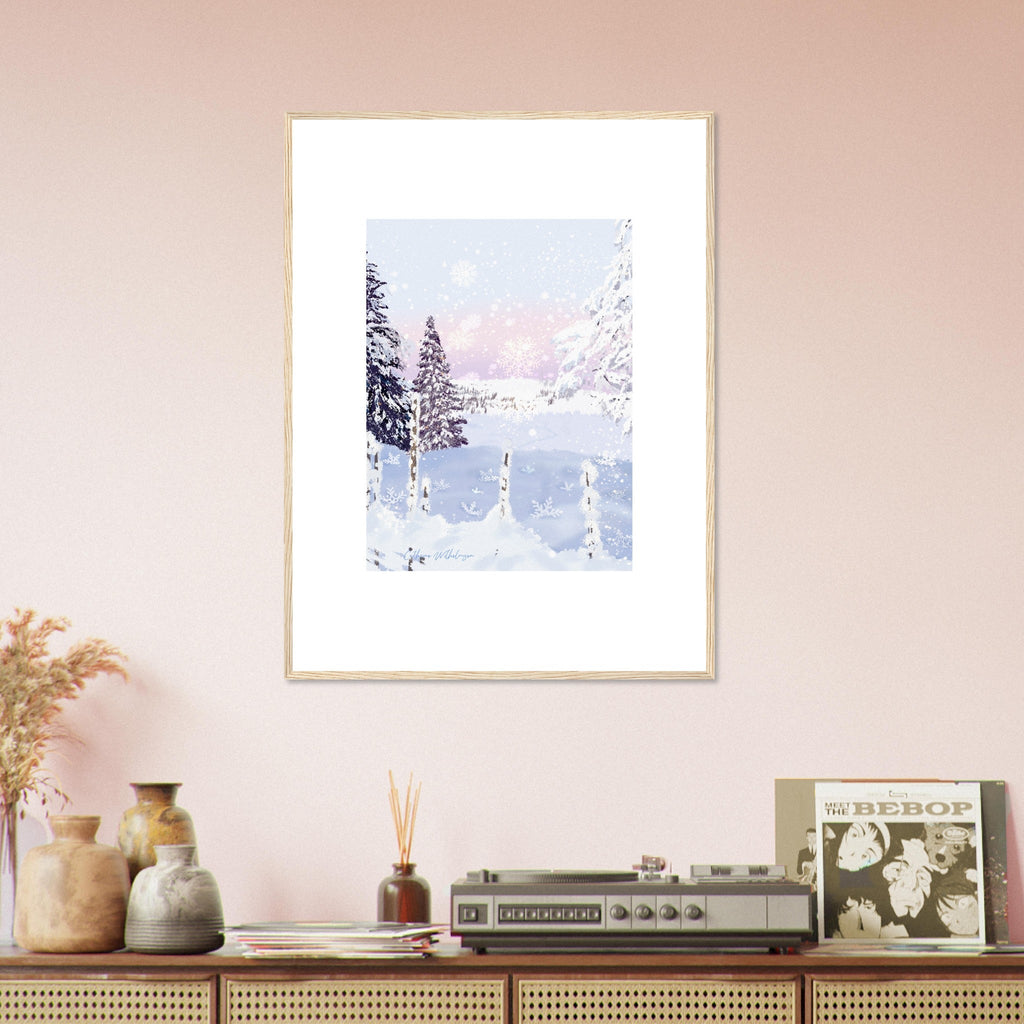 Snowdream Passage - Kunsttrykk med ramme - PlanetC