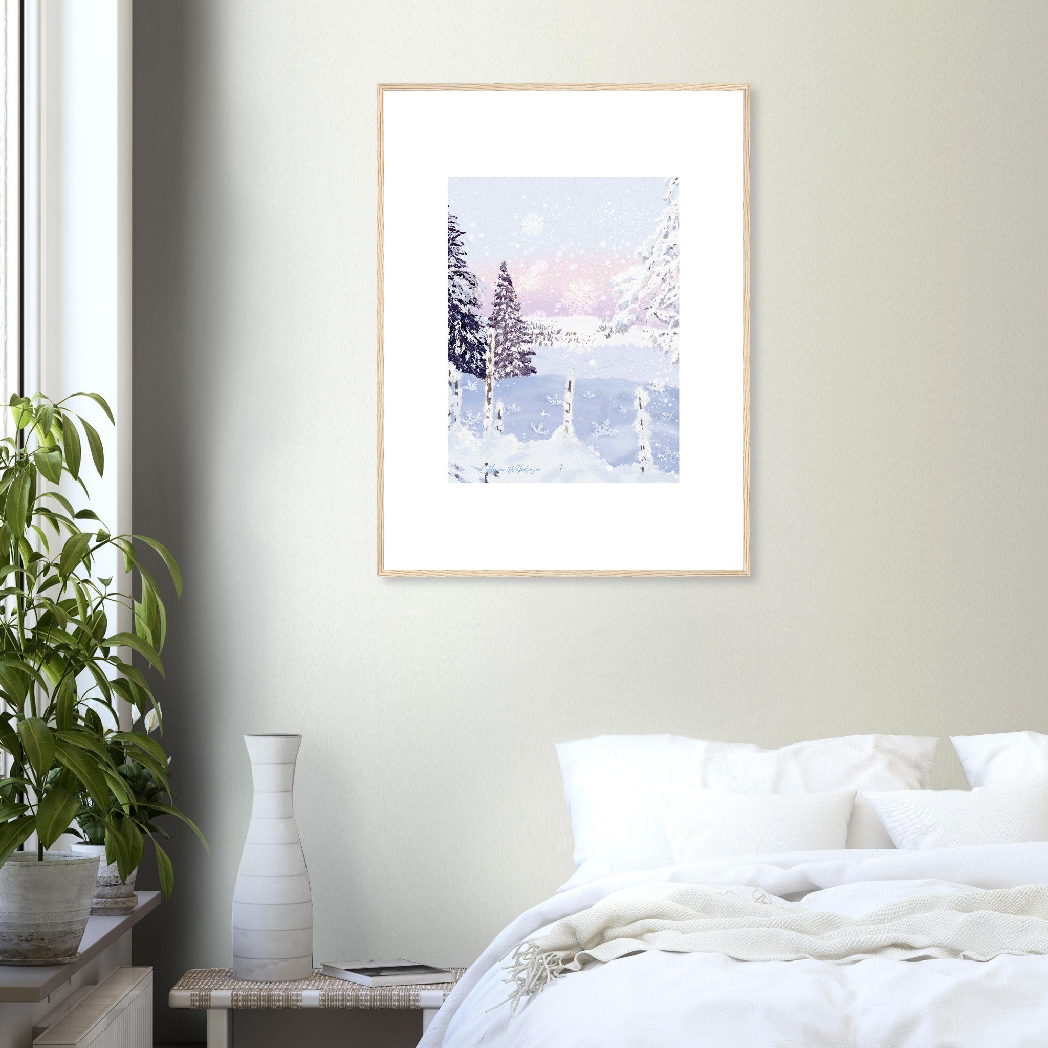 Snowdream Passage - Kunsttrykk med ramme - PlanetC