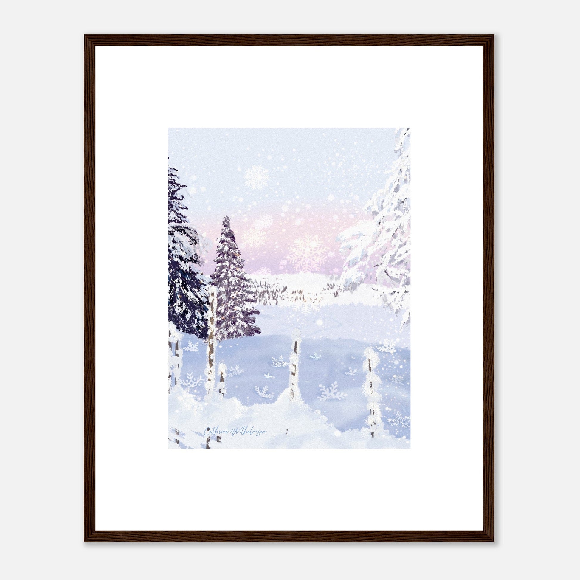 Snowdream Passage - Kunsttrykk med ramme - PlanetC