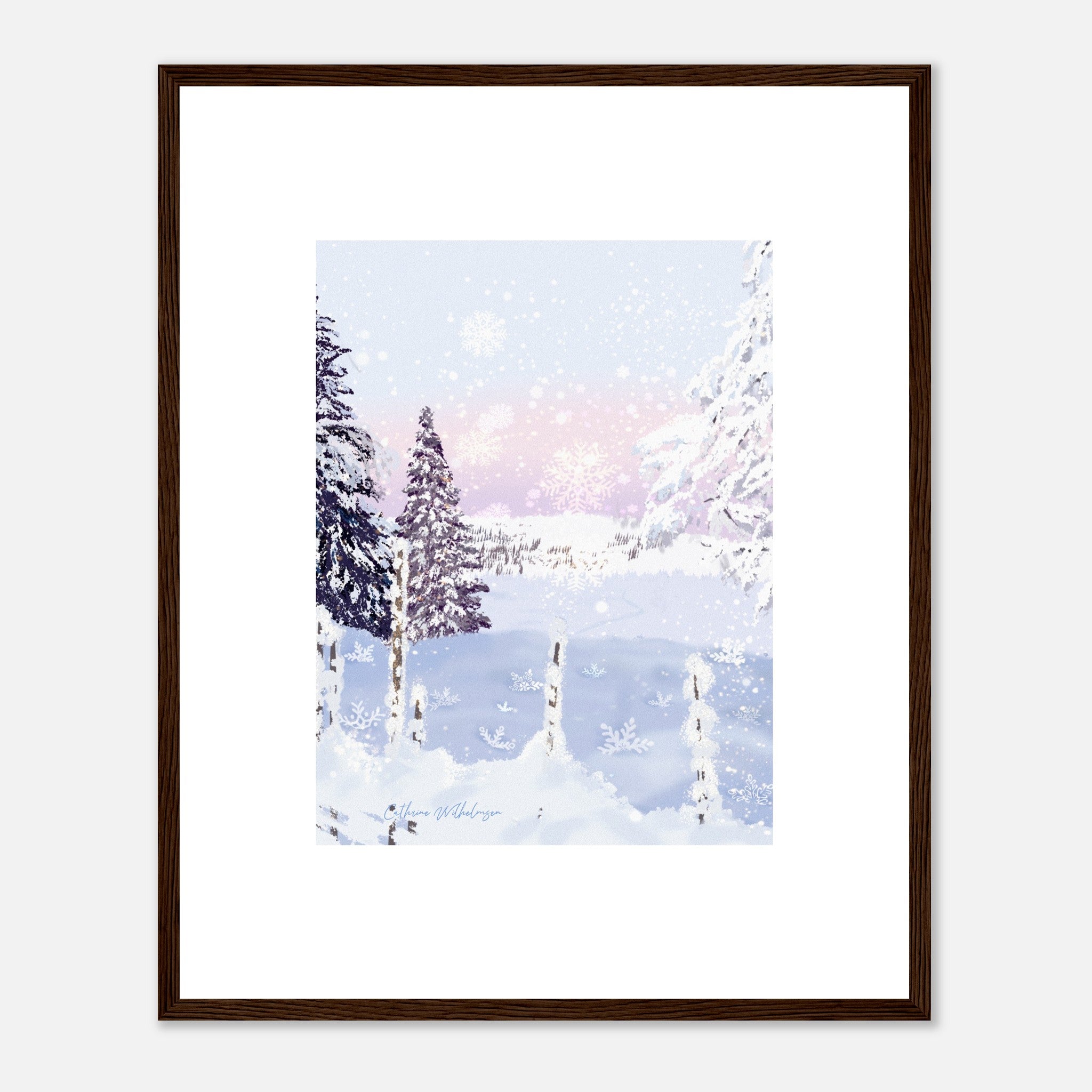 Snowdream Passage - Kunsttrykk med ramme - PlanetC