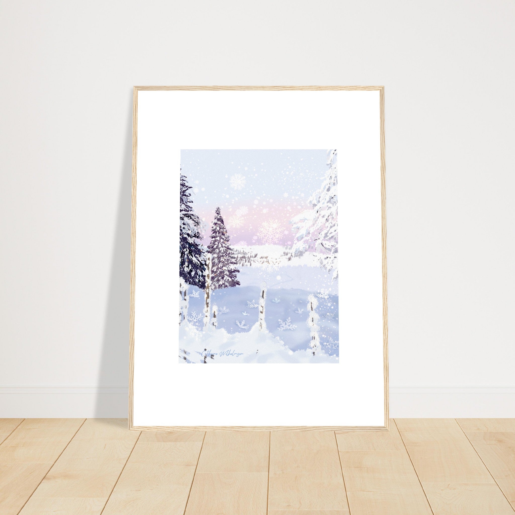 Snowdream Passage - Kunsttrykk med ramme - PlanetC