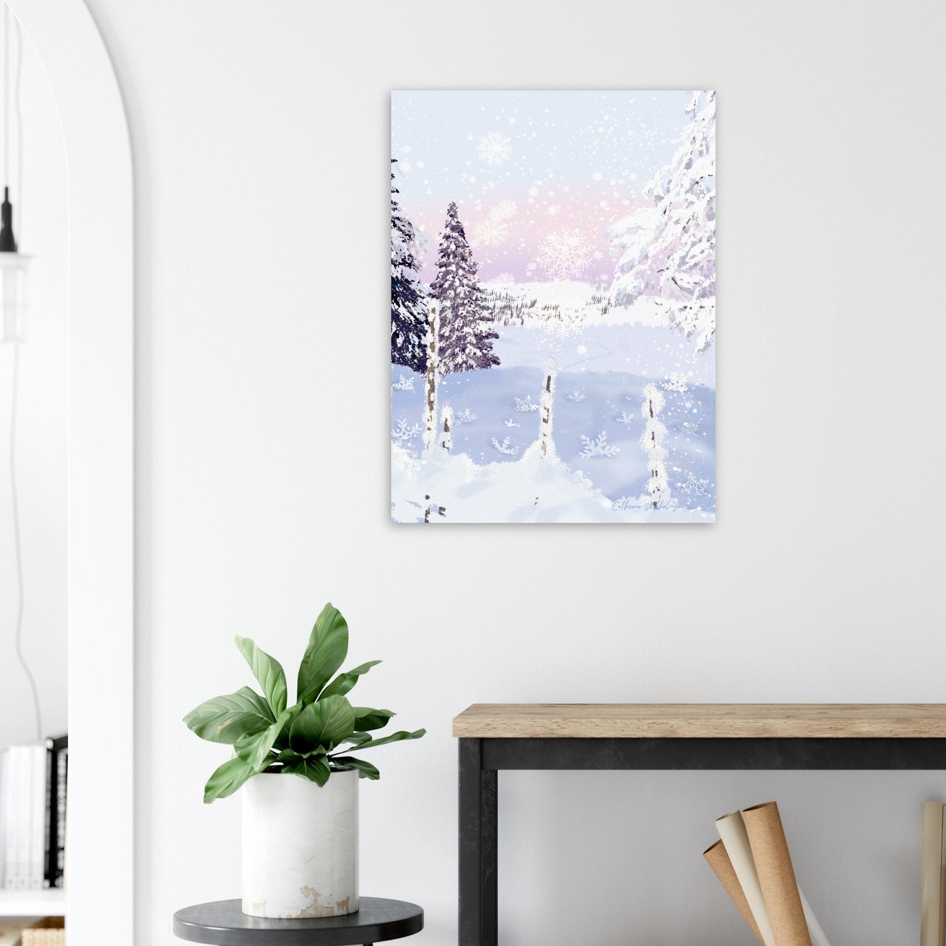 Snowdream Passage - Kunsttrykk på aluminium - PlanetC