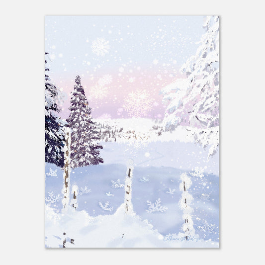 Snowdream Passage - Kunsttrykk på aluminium - PlanetC