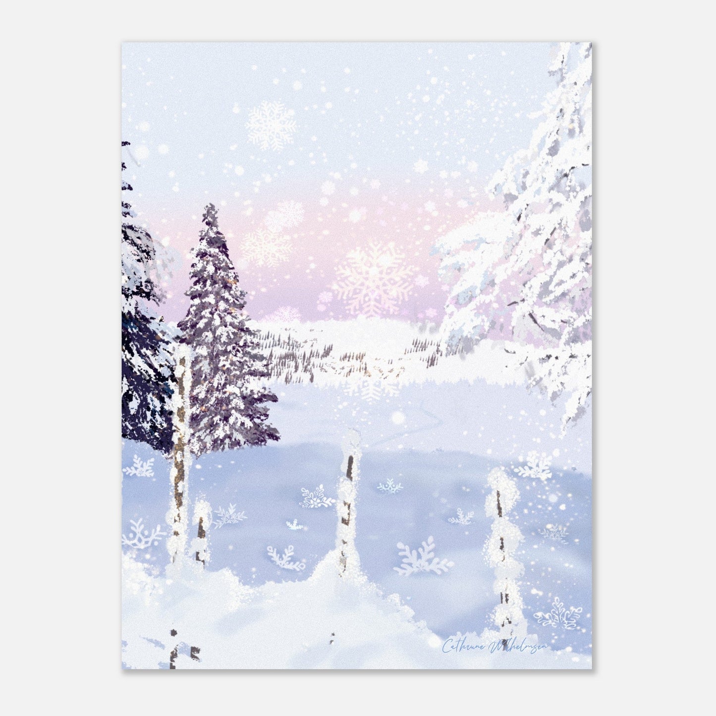 Snowdream Passage - Kunsttrykk på aluminium - PlanetC