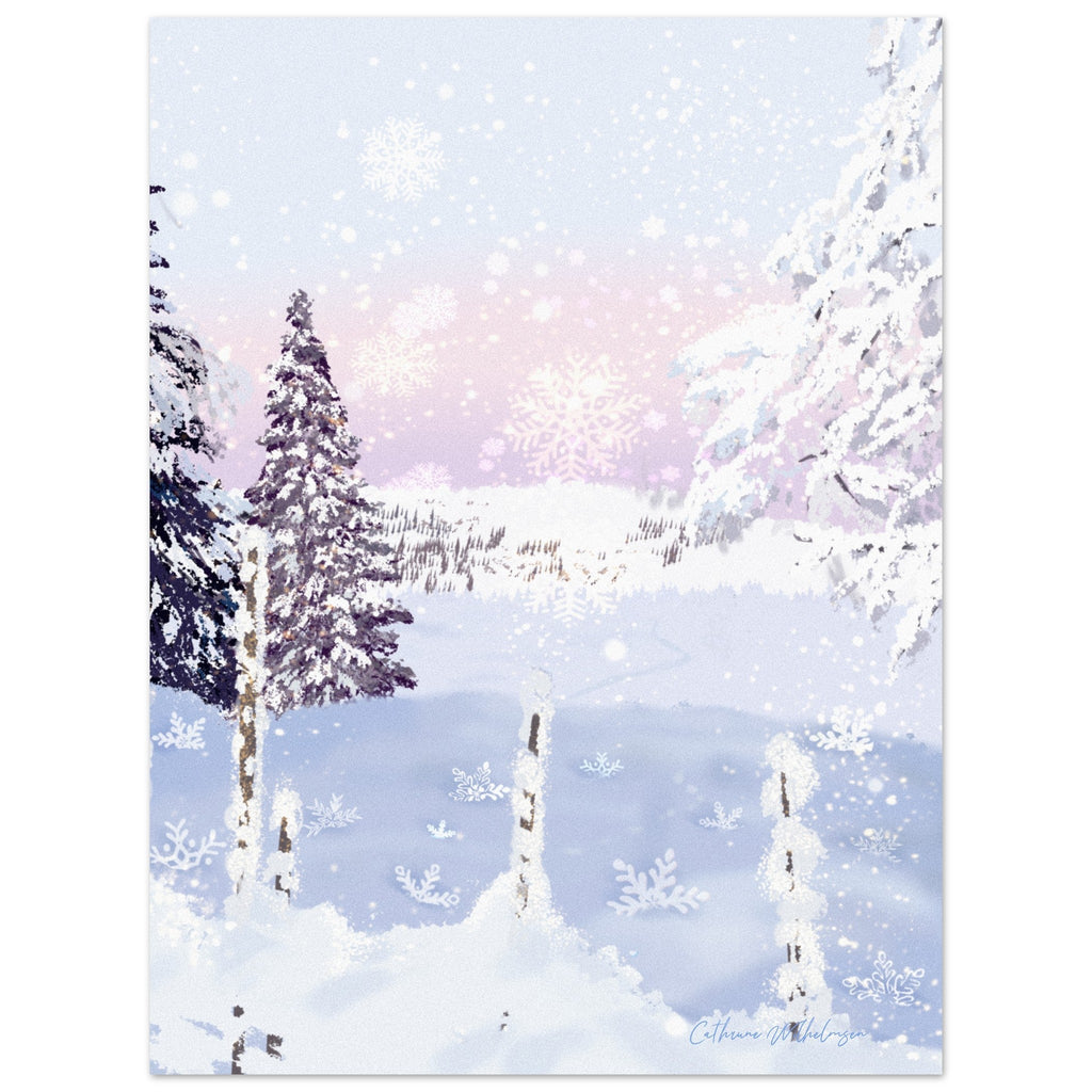 Snowdream Passage - Kunsttrykk på aluminium - PlanetC
