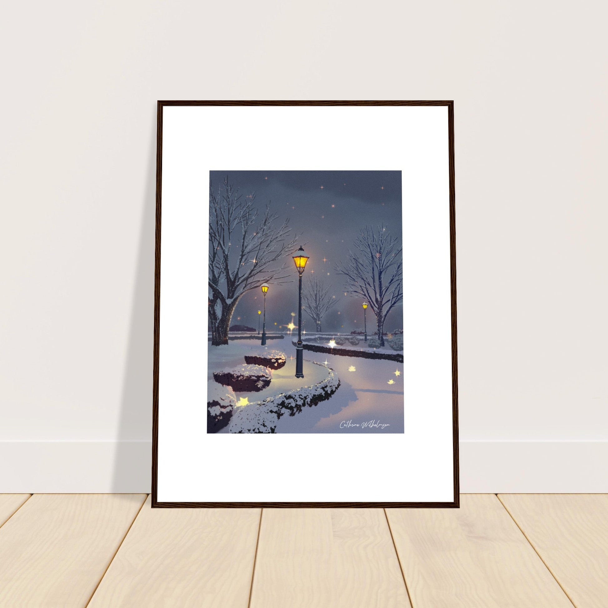 Starry Night - Kunsttrykk med ramme - PlanetC