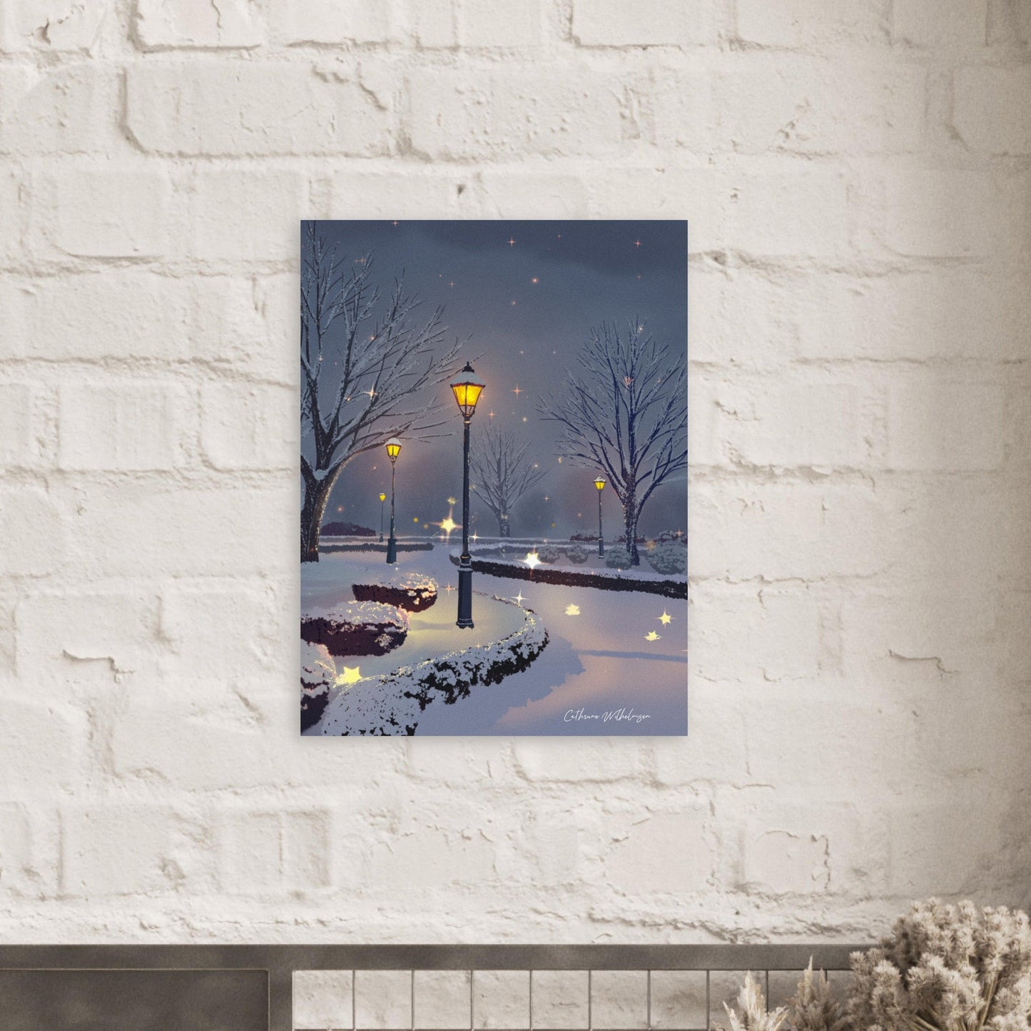 Starry Night - Kunsttrykk på aluminium - PlanetC