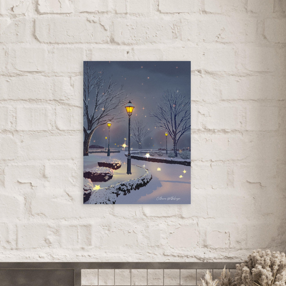 Starry Night - Kunsttrykk på aluminium - PlanetC