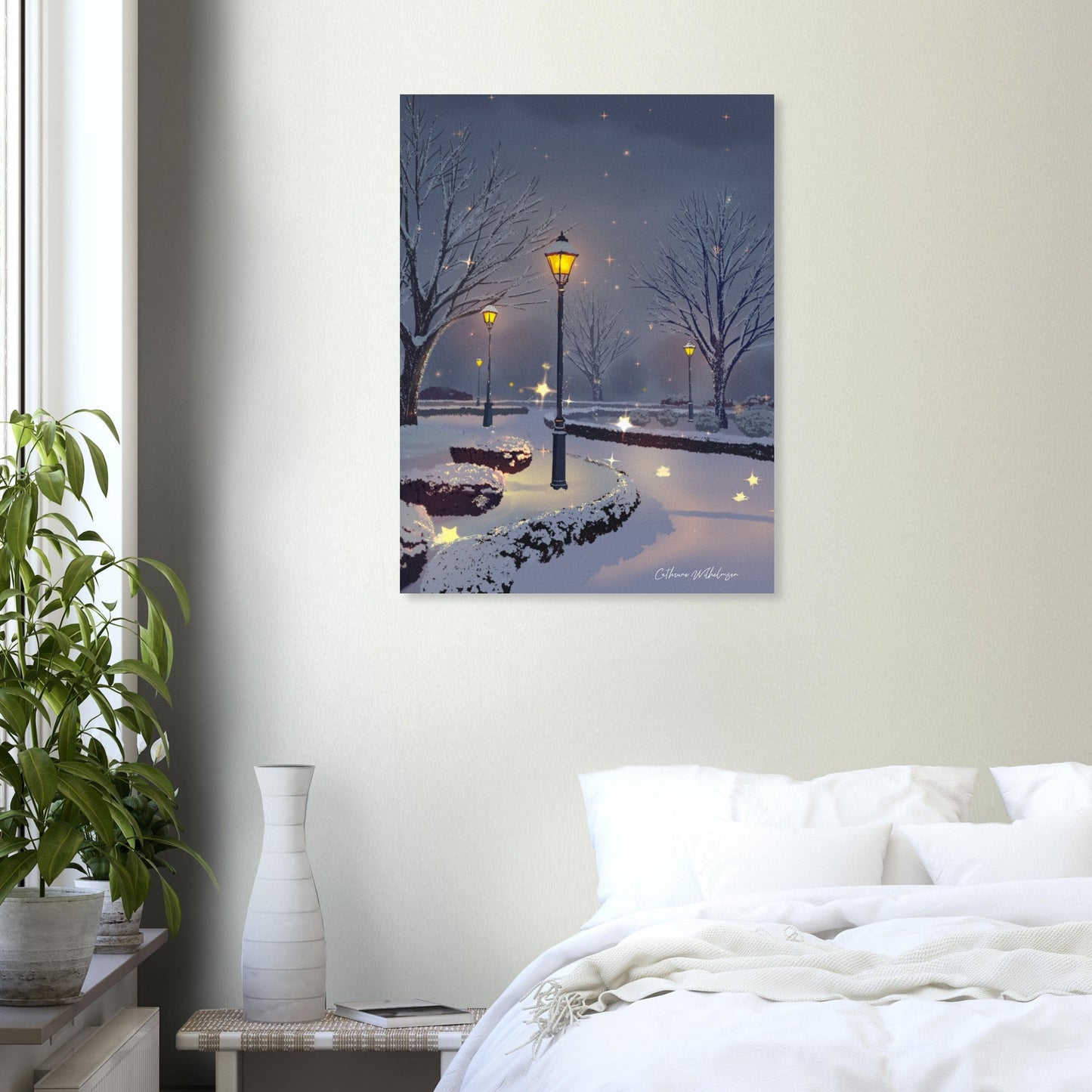 Starry Night - Kunsttrykk på aluminium - PlanetC