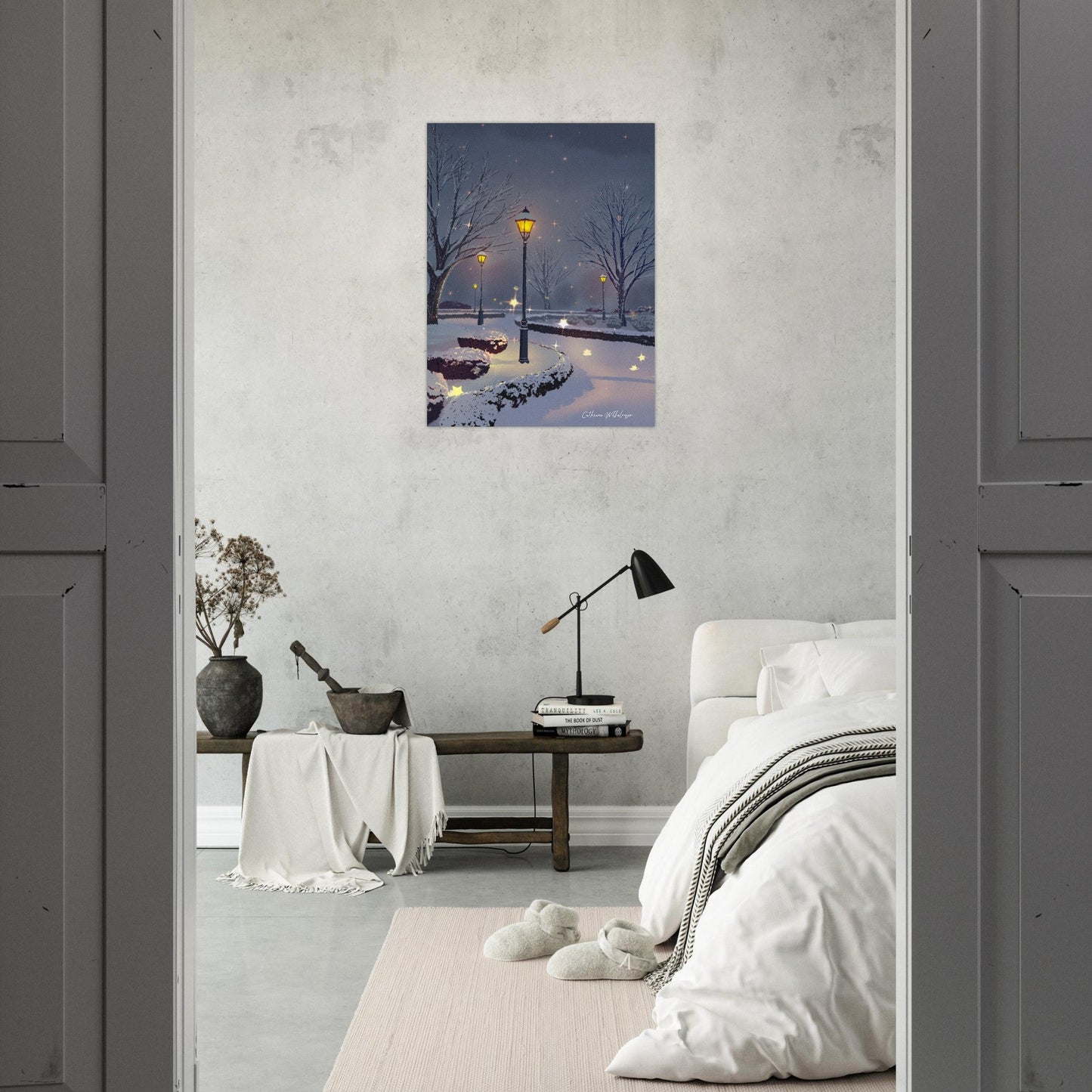 Starry Night - Kunsttrykk på aluminium - PlanetC