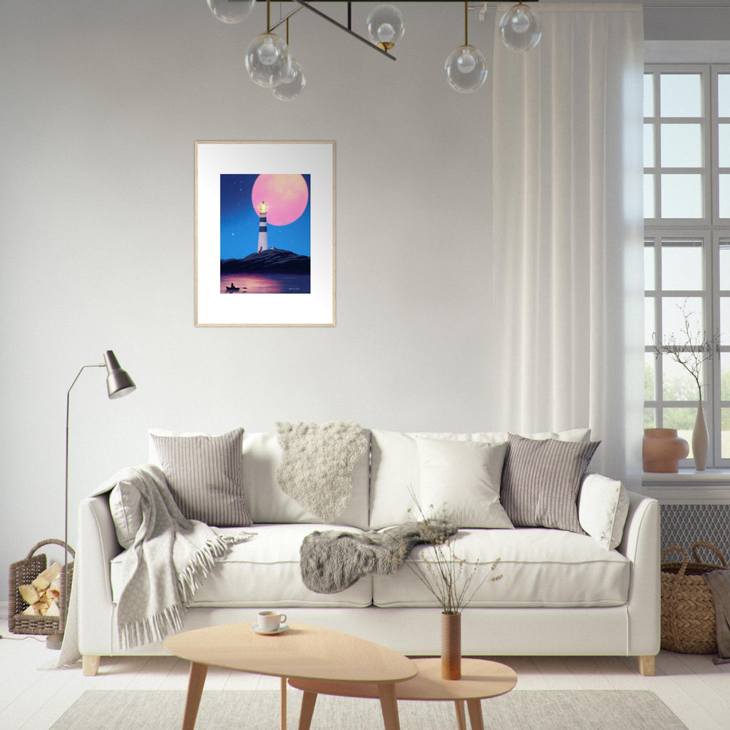 Summernight - Kunsttrykk med ramme - Cathrine - PlanetC Stories