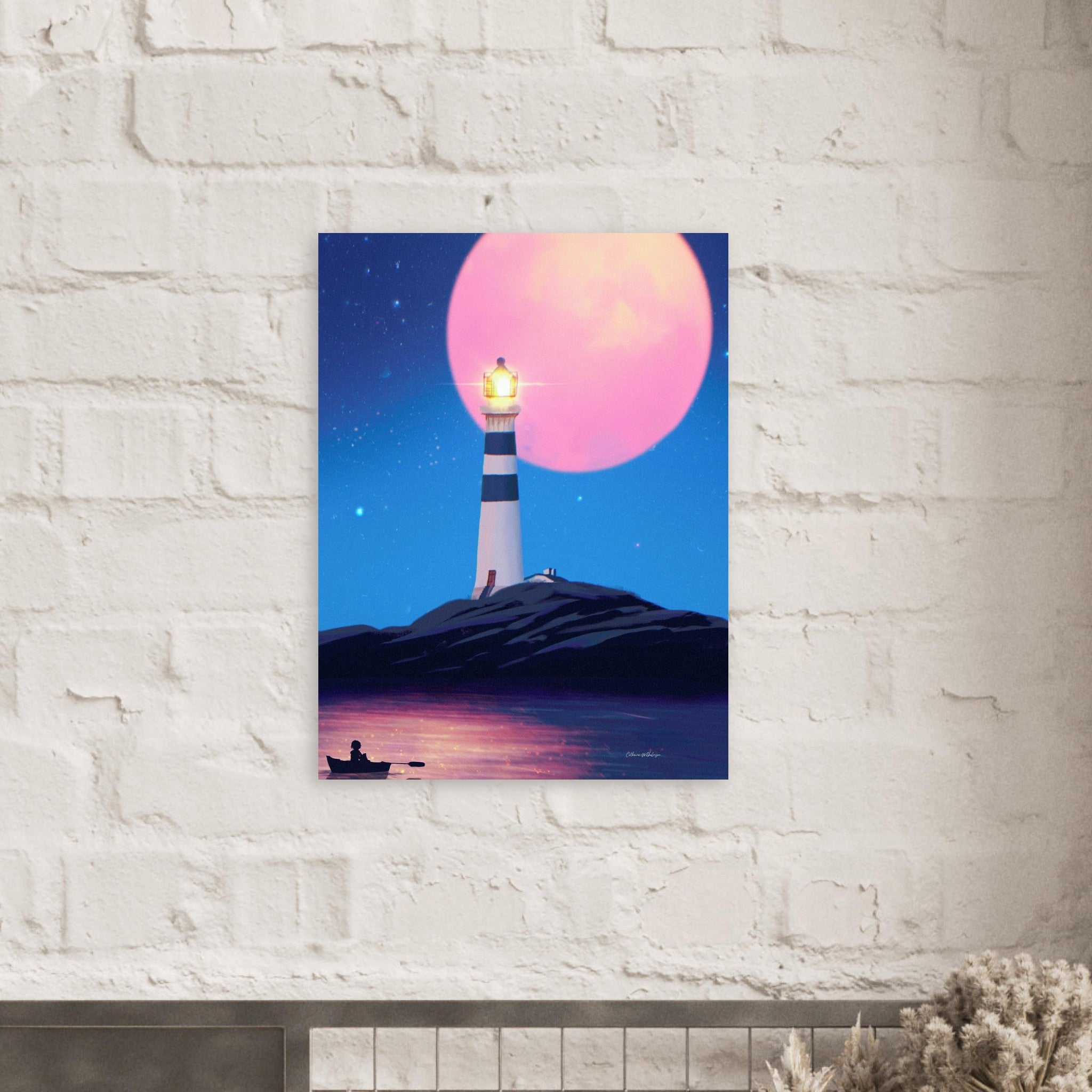 Summernight - Kunsttrykk på aluminium - Cathrine - PlanetC Stories