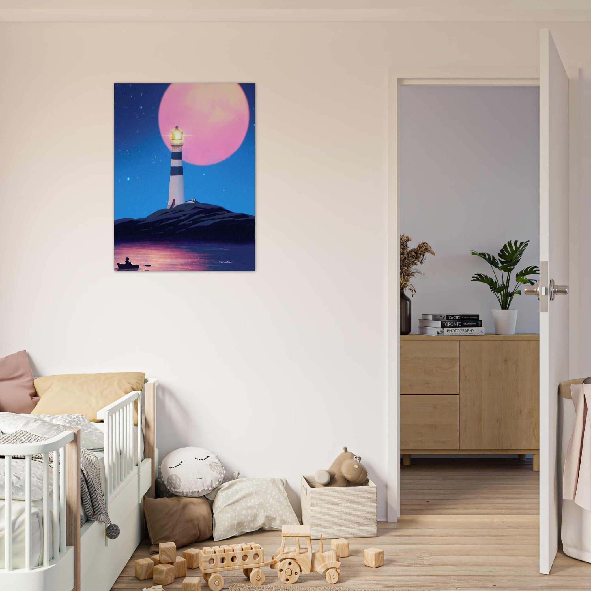 Summernight - Kunsttrykk på aluminium - Cathrine - PlanetC Stories
