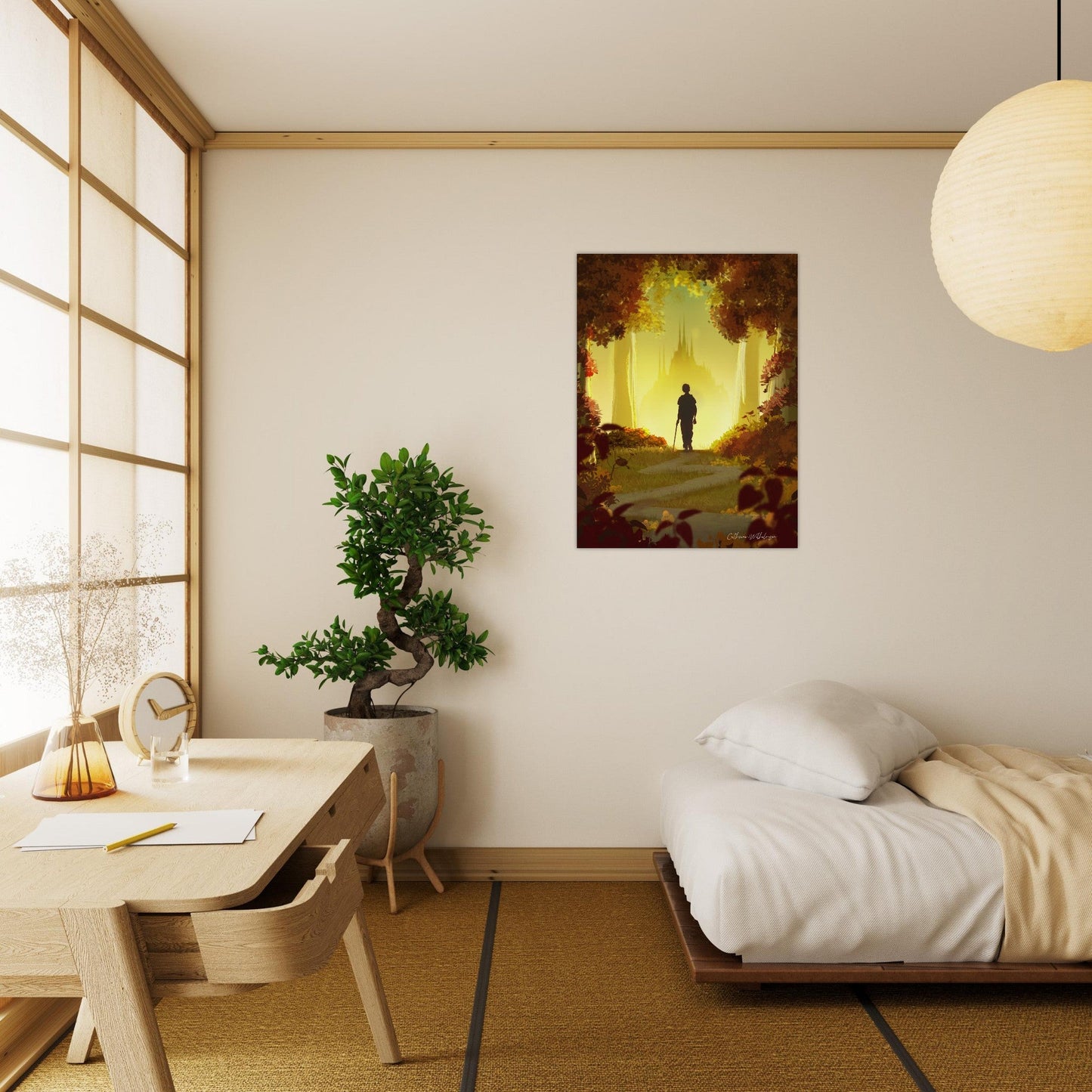 The Silent Journey - Aluminum Print - PlanetC