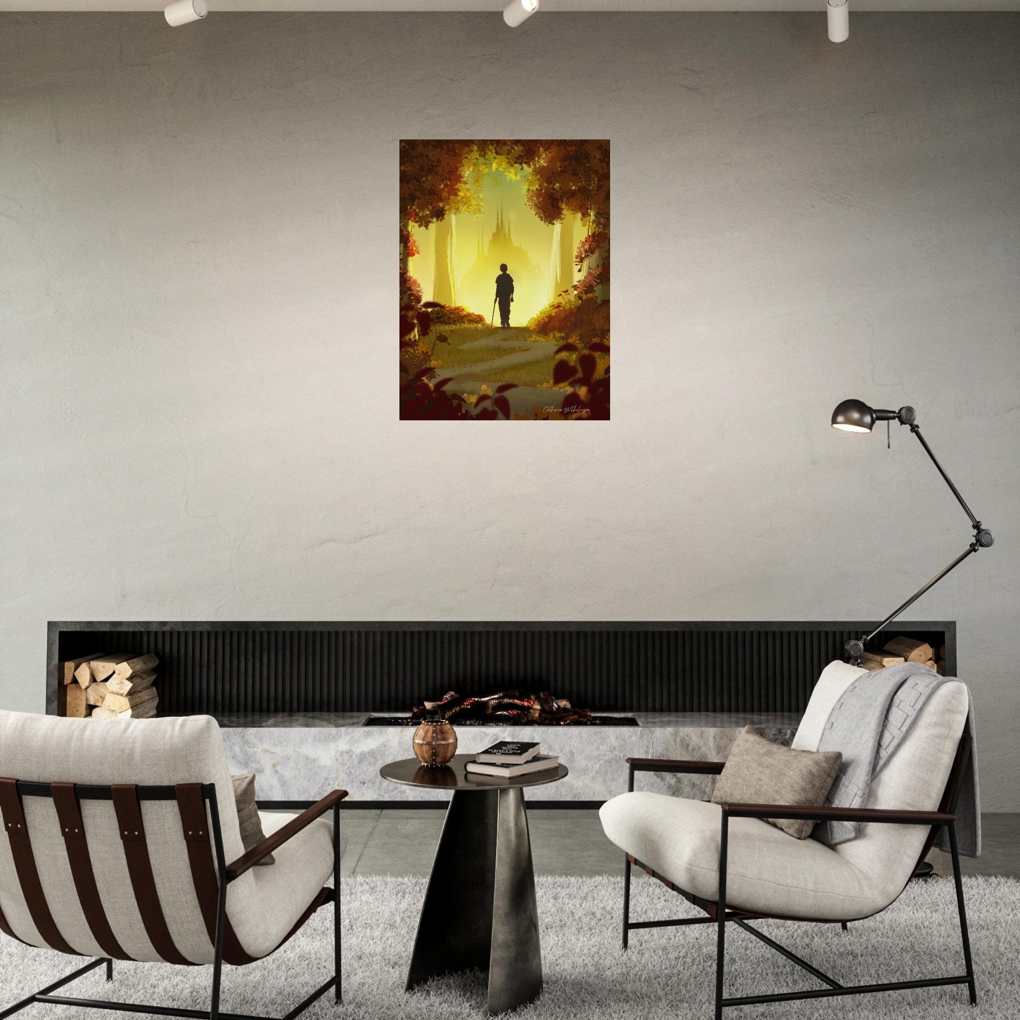 The Silent Journey - Aluminum Print - PlanetC