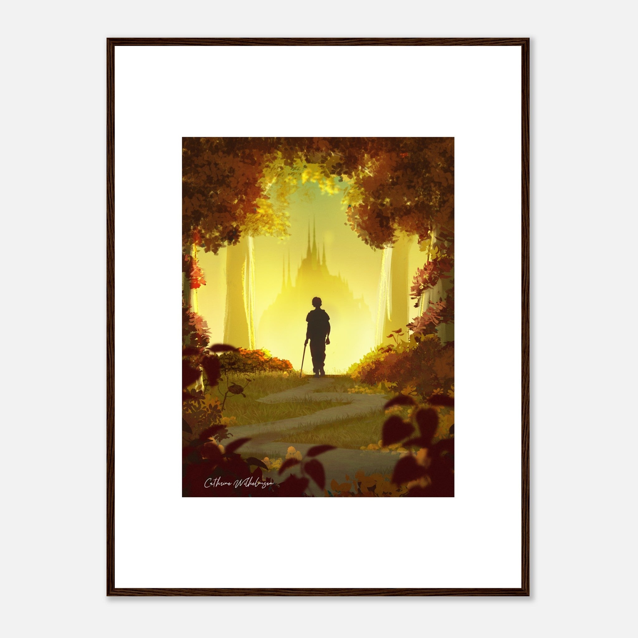 The Silent Journey - Kunsttrykk med ramme - PlanetC