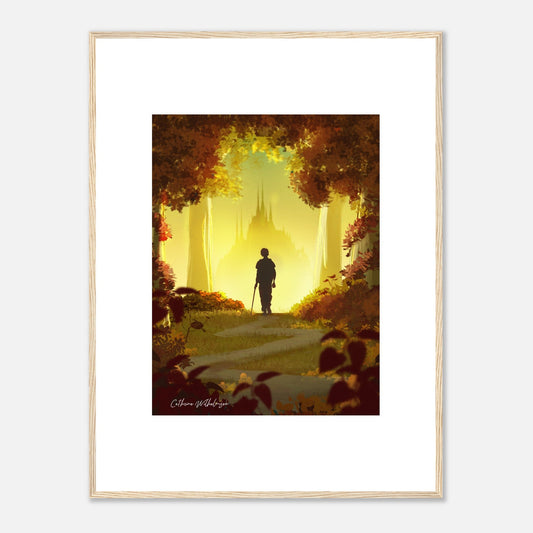 The Silent Journey - Kunsttrykk med ramme - PlanetC