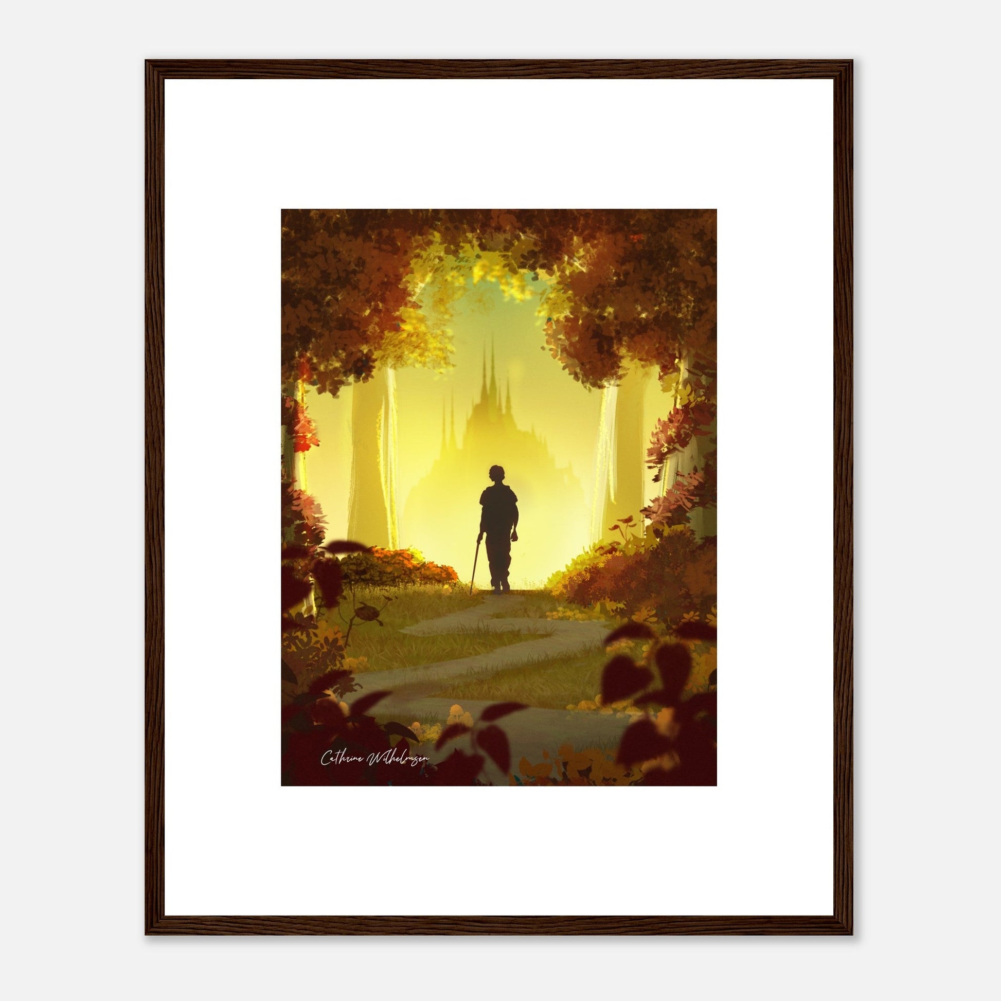 The Silent Journey - Kunsttrykk med ramme - PlanetC