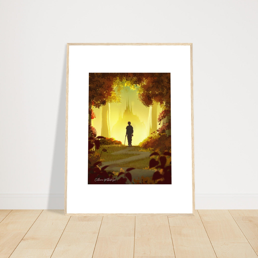 The Silent Journey - Kunsttrykk med ramme - PlanetC