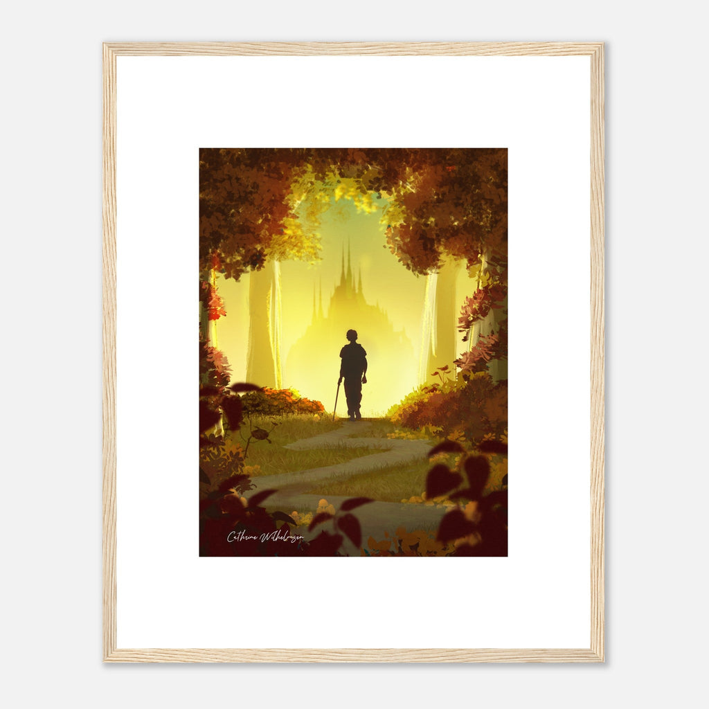 The Silent Journey - Kunsttrykk med ramme - PlanetC