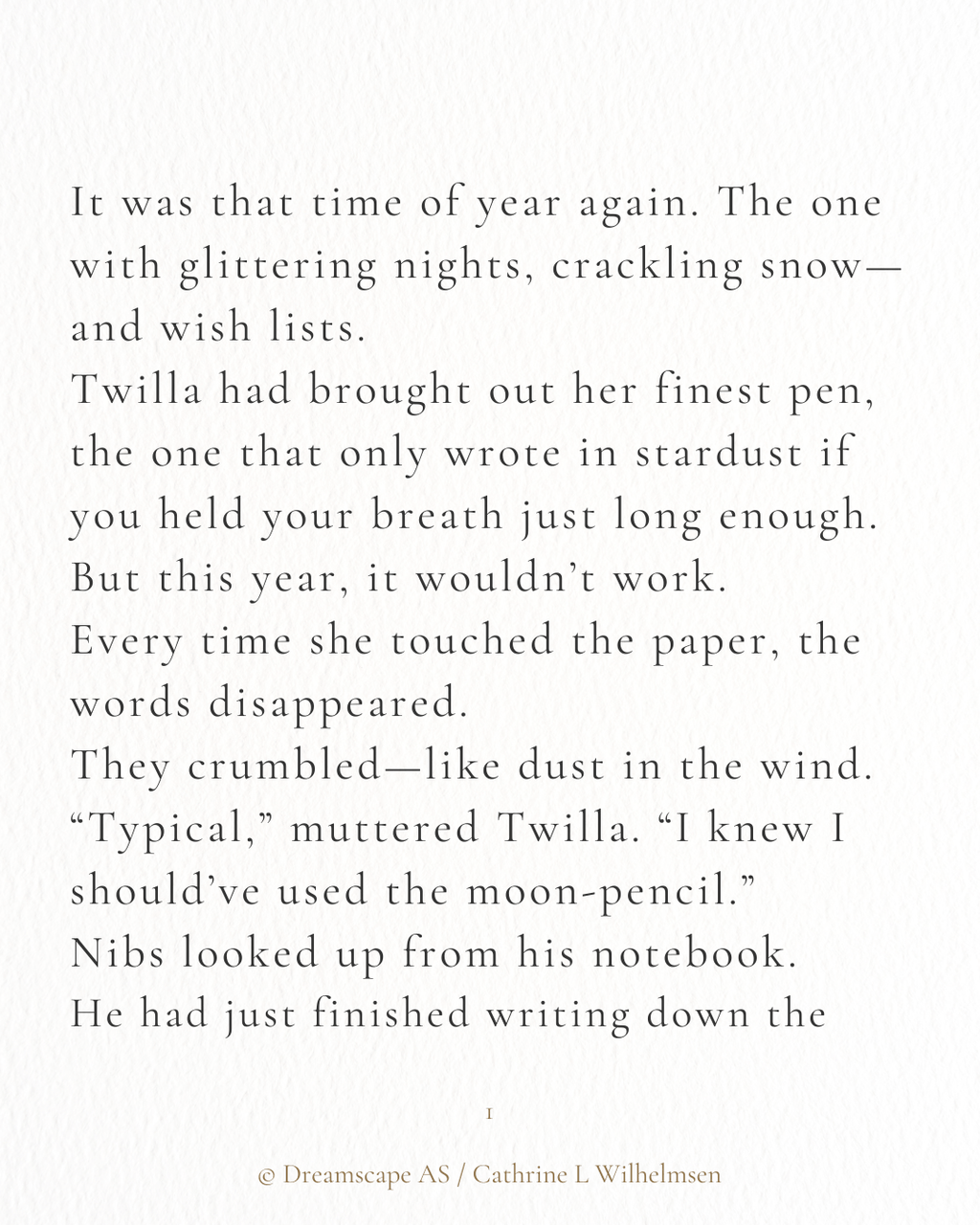 Twilla & Nibs and the Wish That Wouldn’t Be Written - PlanetC