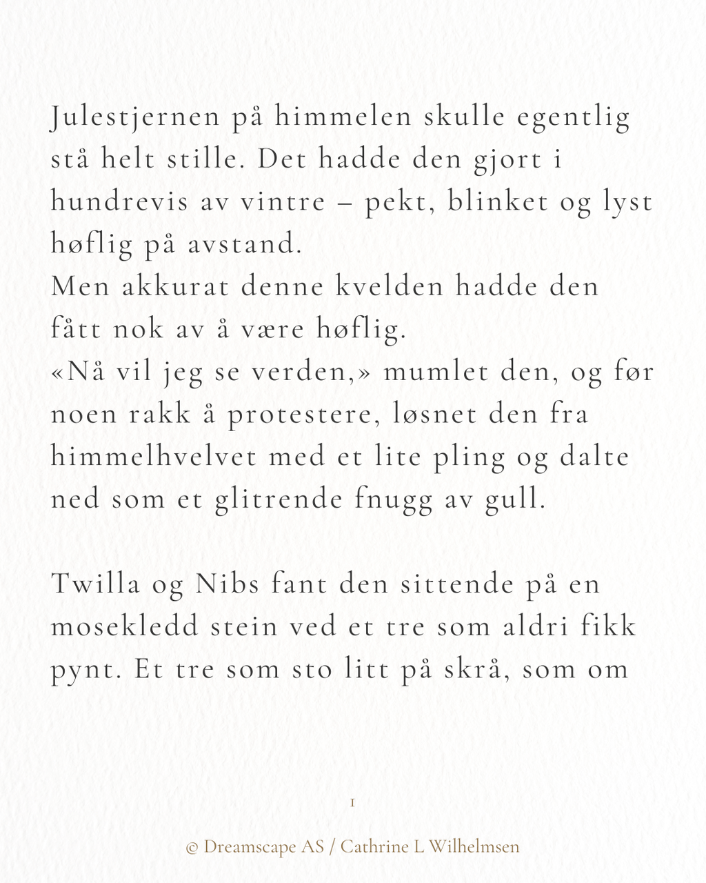 Twilla & Nibs - Den vandrende julestjernen - PlanetC