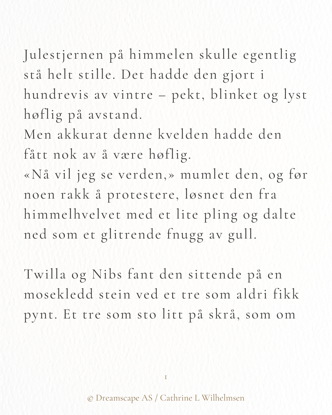 Twilla & Nibs - Den vandrende julestjernen - PlanetC