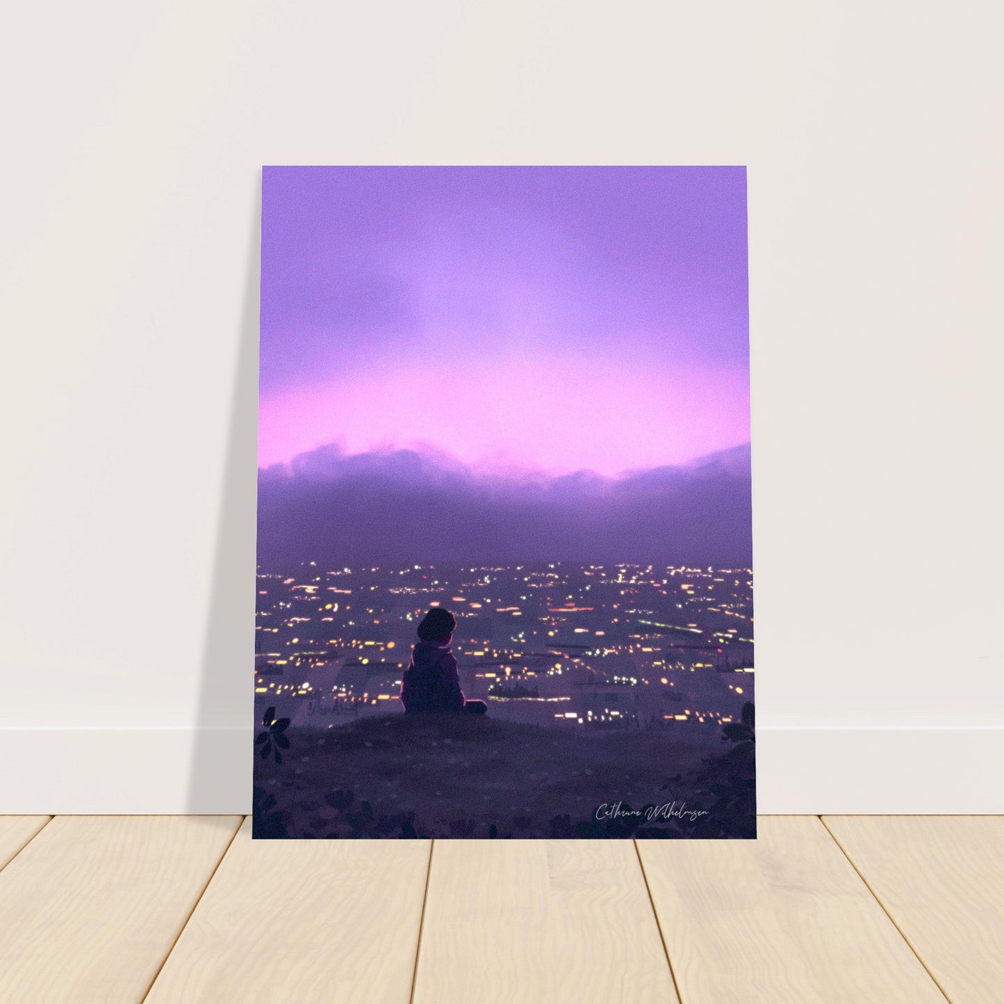 While Thinking About It - Aluminum Print - PlanetC