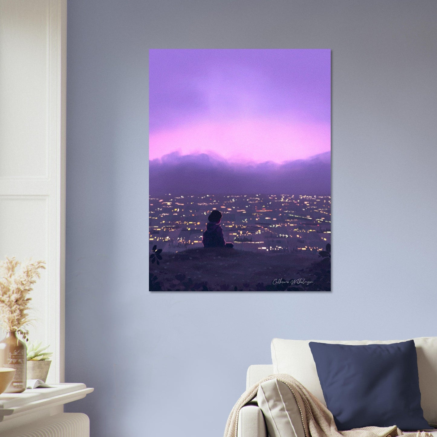 While Thinking About It - Aluminum Print - PlanetC