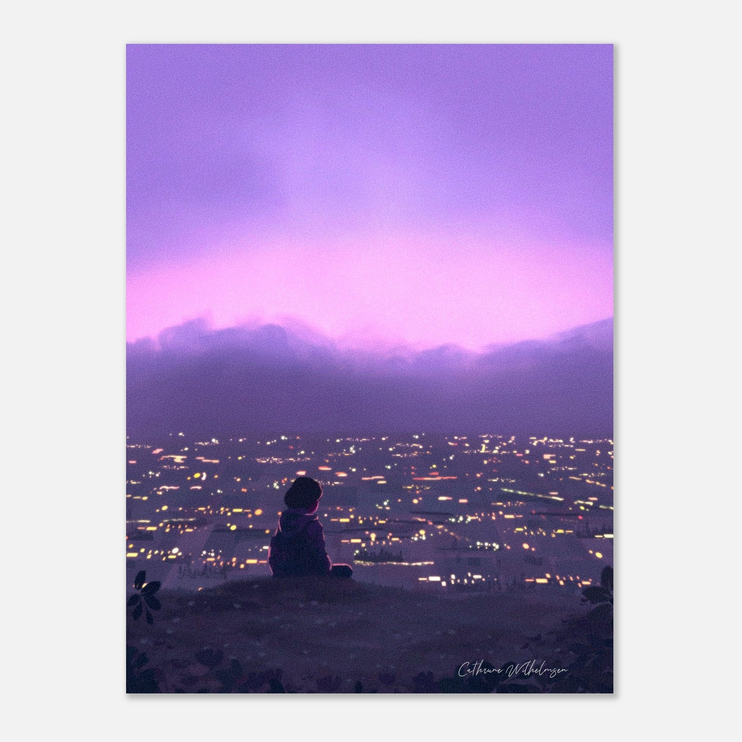 While Thinking About It - Aluminum Print - PlanetC