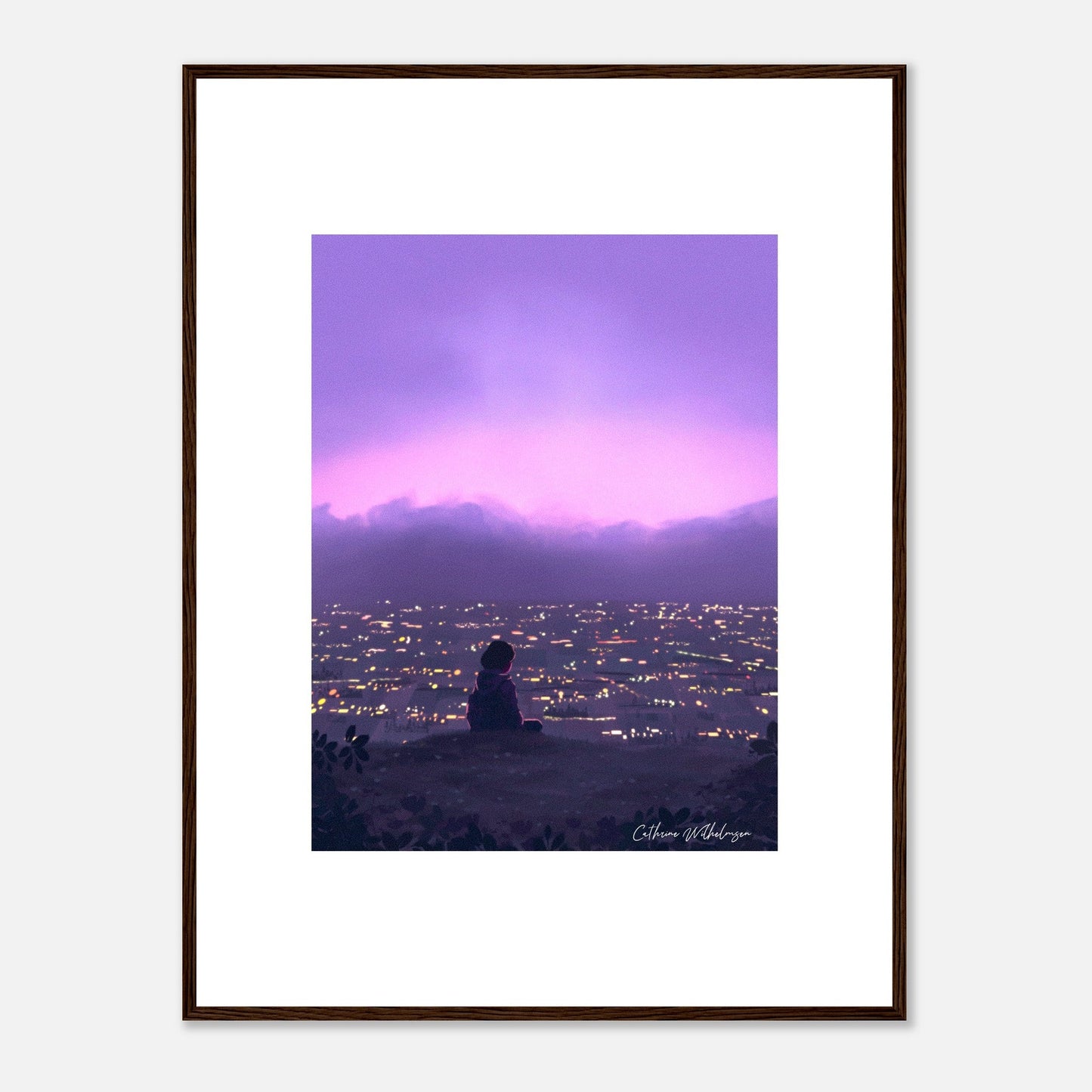 While Thinking About It - Kunsttrykk med ramme - PlanetC