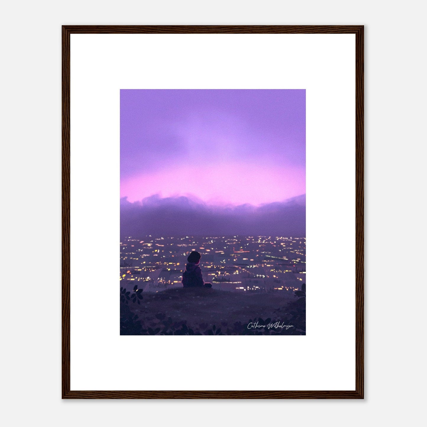 While Thinking About It - Kunsttrykk med ramme - PlanetC