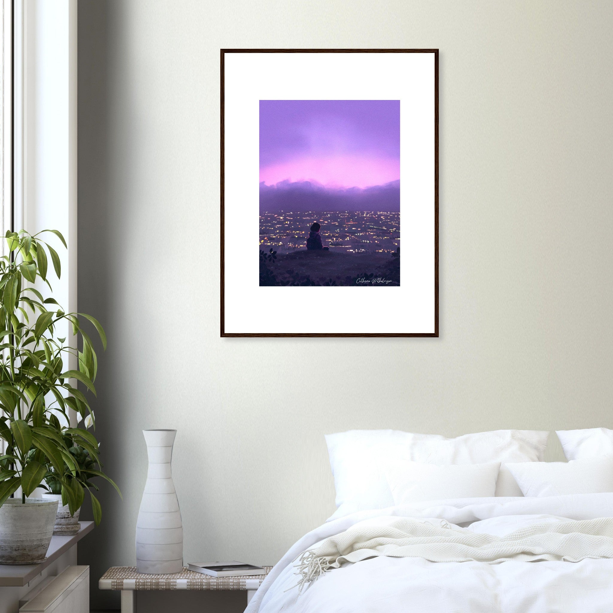 While Thinking About It - Kunsttrykk med ramme - PlanetC