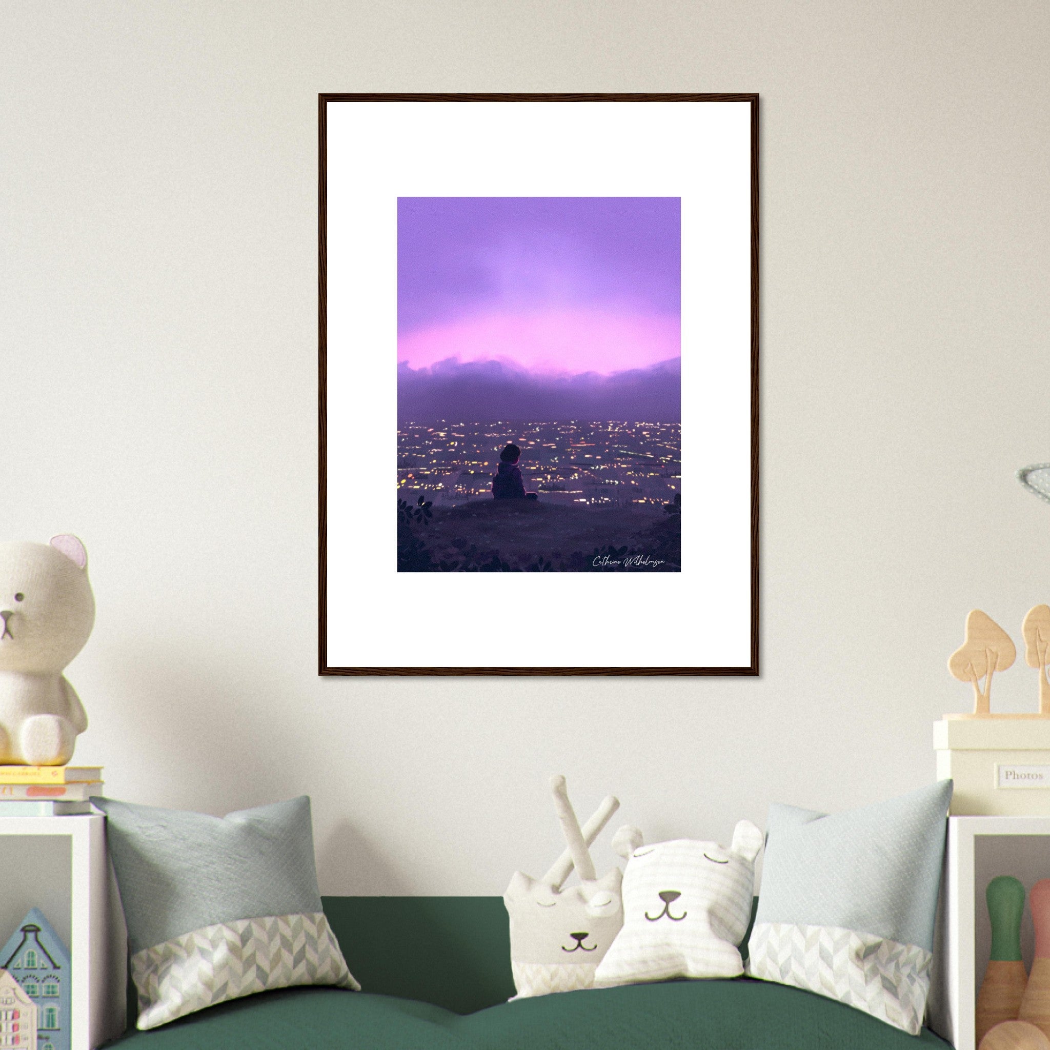 While Thinking About It - Kunsttrykk med ramme - PlanetC