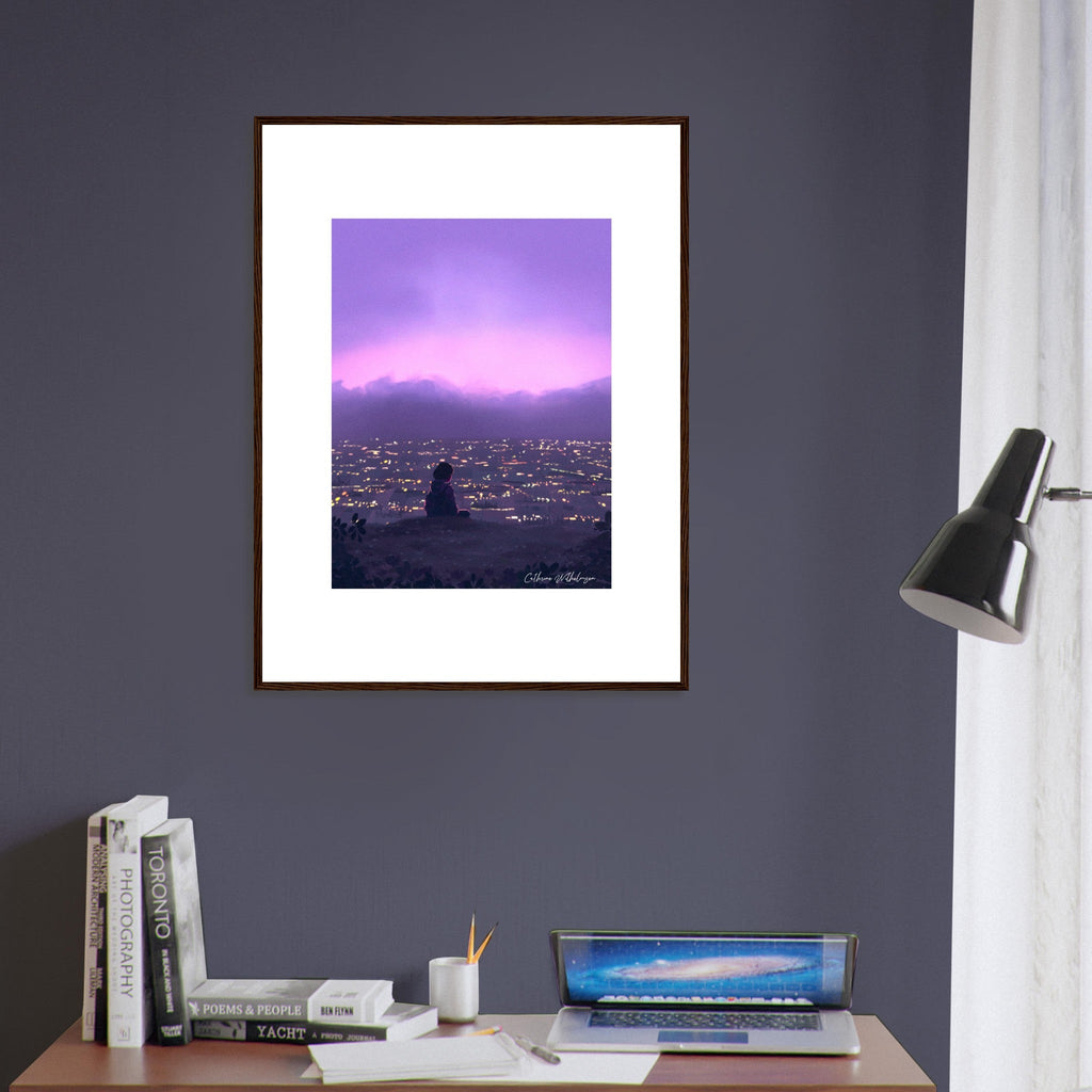 While Thinking About It - Kunsttrykk med ramme - PlanetC