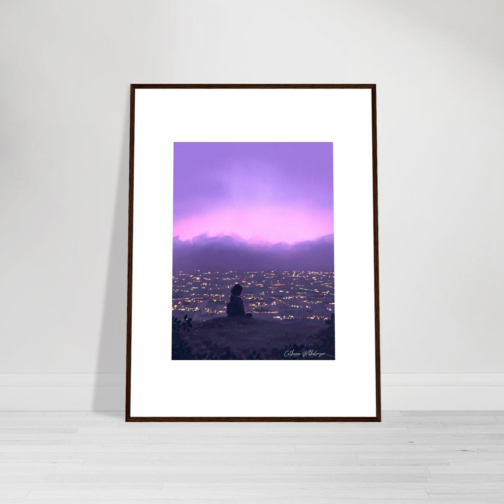 While Thinking About It - Kunsttrykk med ramme - PlanetC