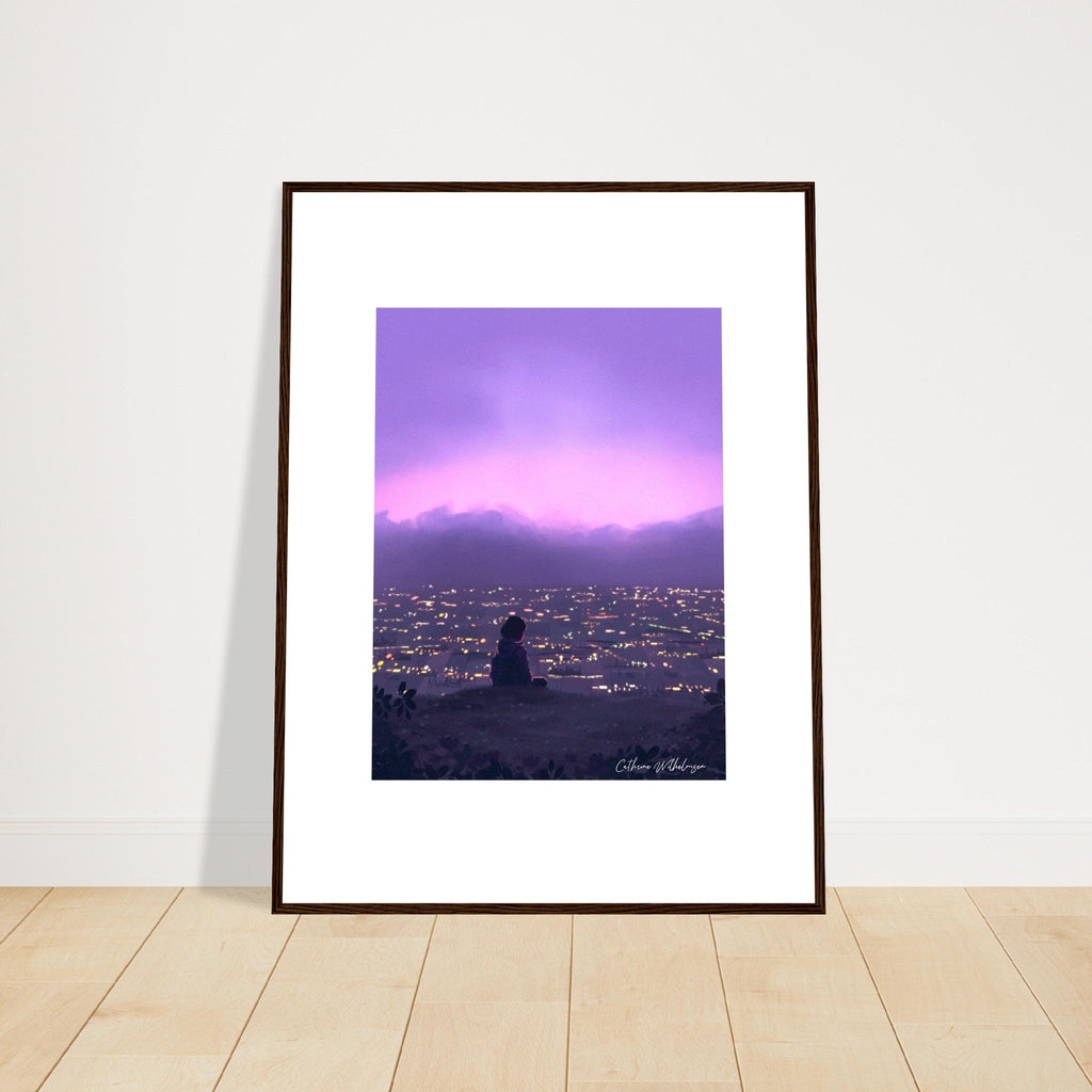 While Thinking About It - Kunsttrykk med ramme - PlanetC