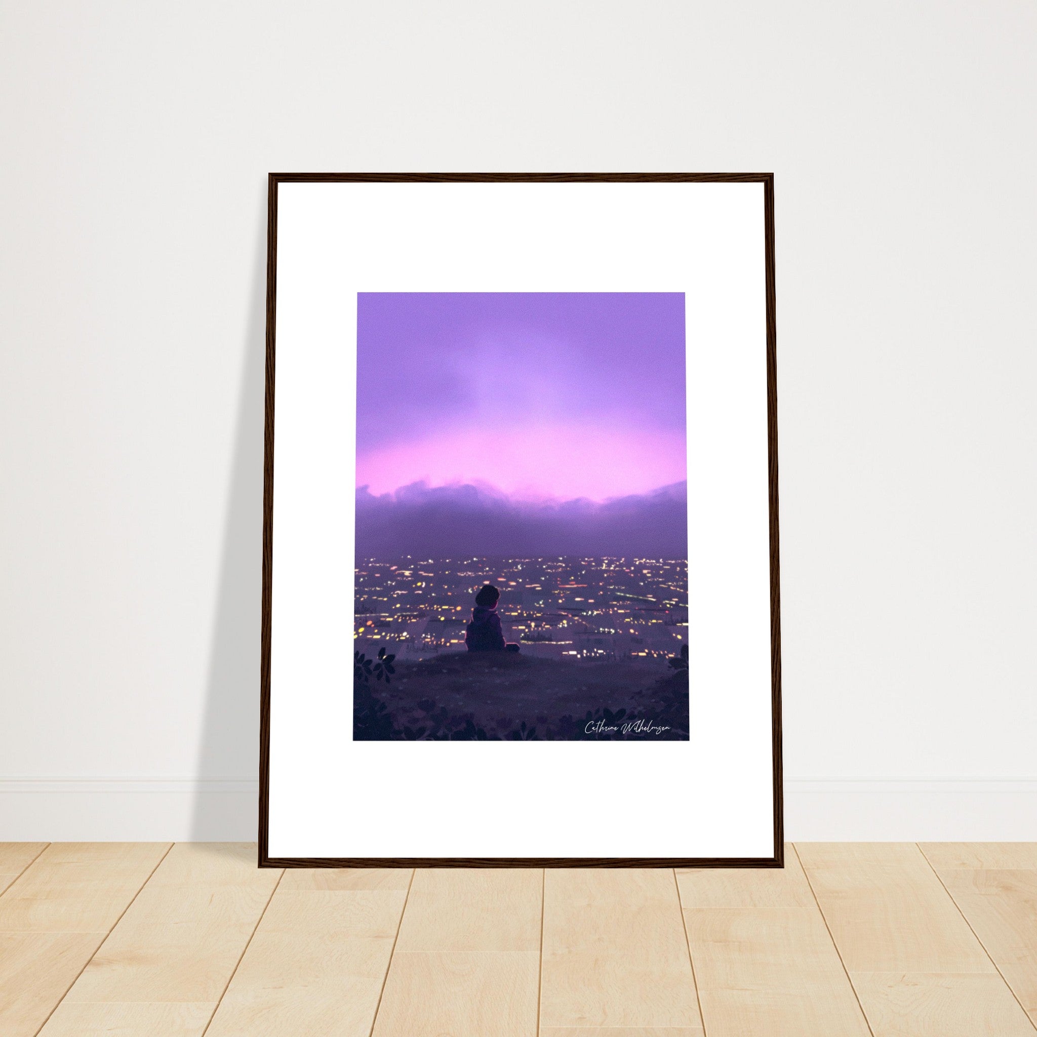 While Thinking About It - Kunsttrykk med ramme - PlanetC