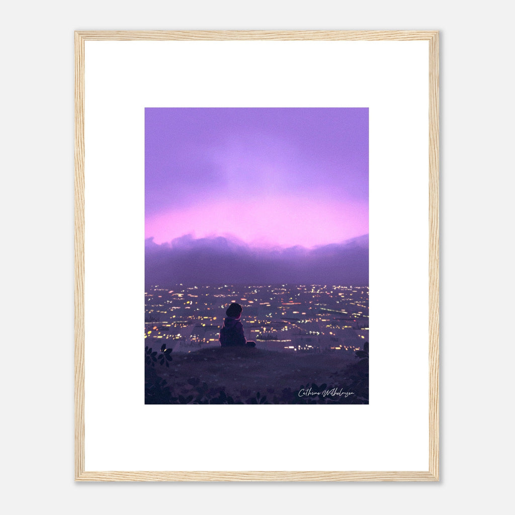 While Thinking About It - Kunsttrykk med ramme - PlanetC