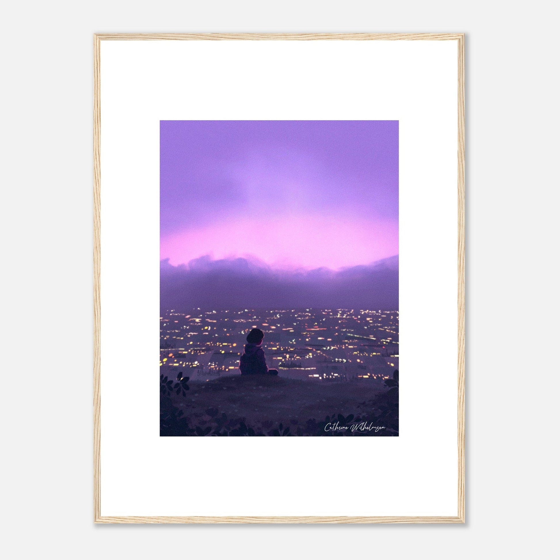 While Thinking About It - Kunsttrykk med ramme - PlanetC