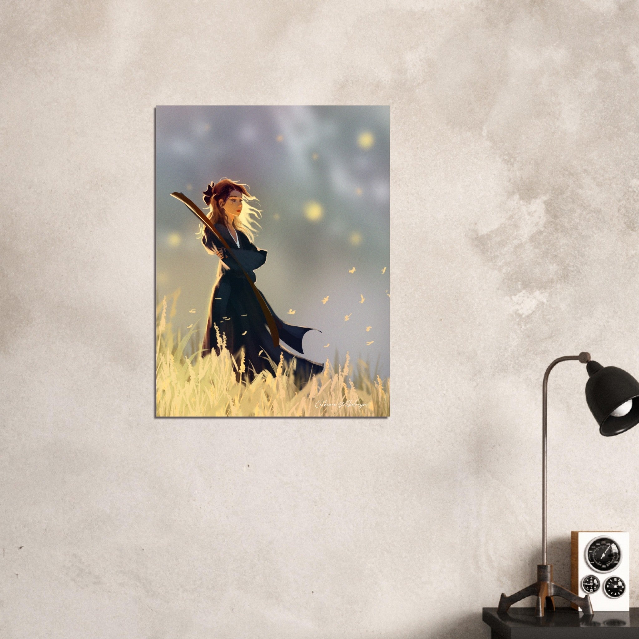 Young Warrior - Aluminum Print - PlanetC